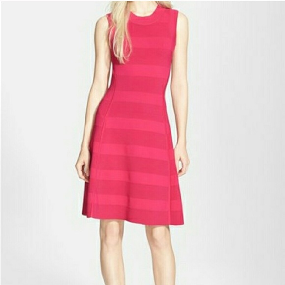kate spade Dresses & Skirts - Kate Spade Pink Scuba Striped Dress